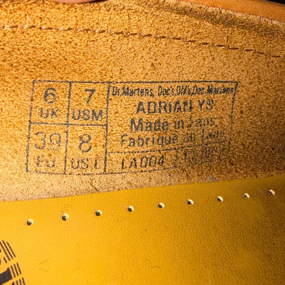 Dr. Martens Adrian Leather Tassel Loafers - M7 W8 - Picture 6 of 6